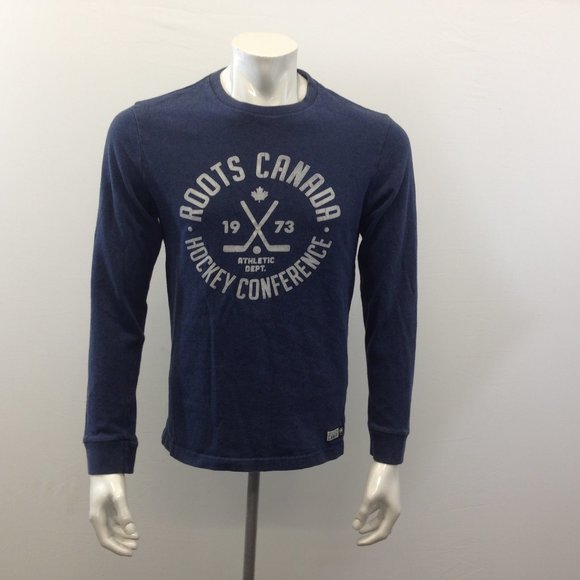 Roots Canada Men's Small Spell Out Tee Shirt - Picture 1 of 6